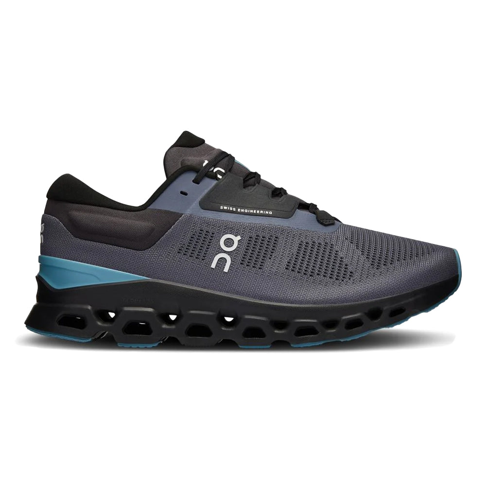 Men's On Cloudstratus 3, Metal/Wisteria, 12 D Medium