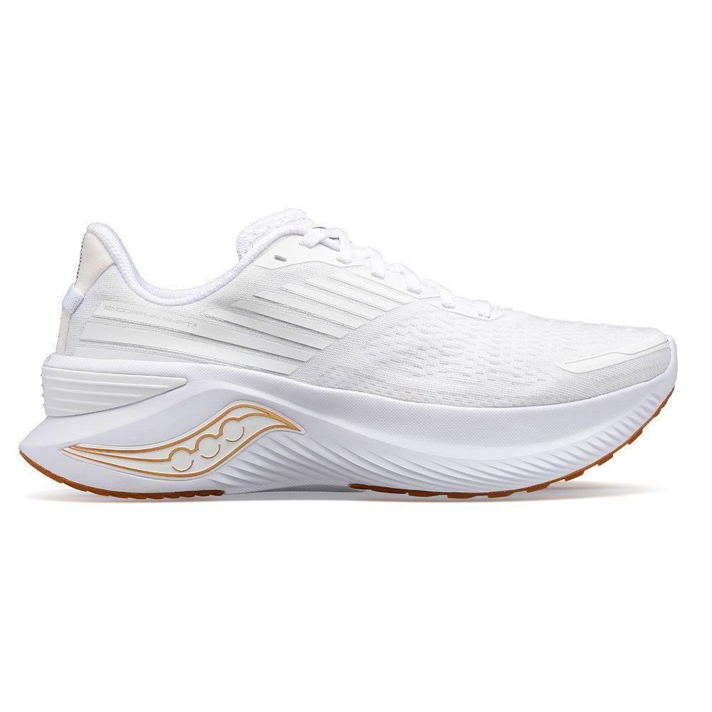 Men's Saucony Endorphin Shift 3, White/Gum, 9 D Medium