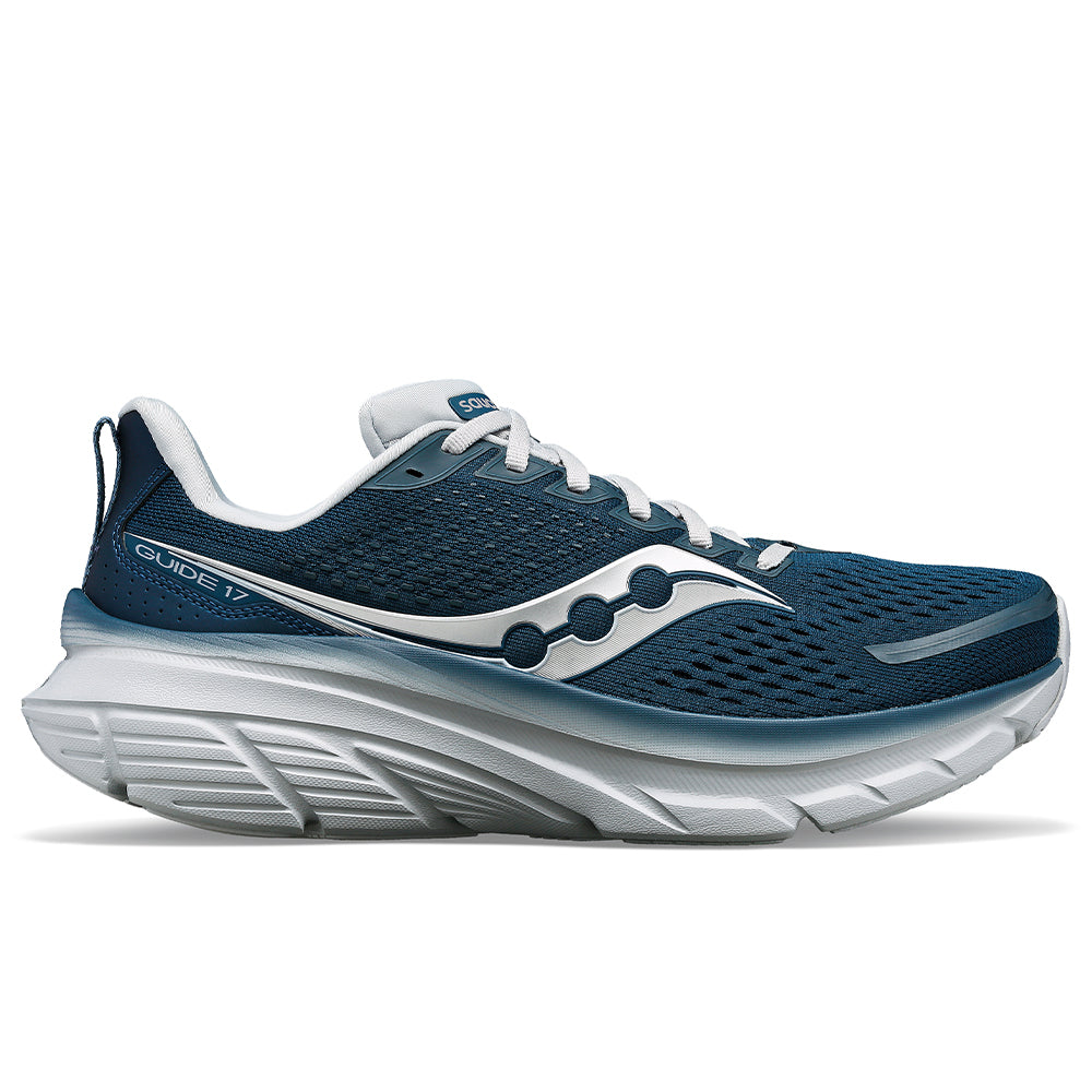 Men's Saucony Guide 17, Denim/Cloud, 11 D Medium