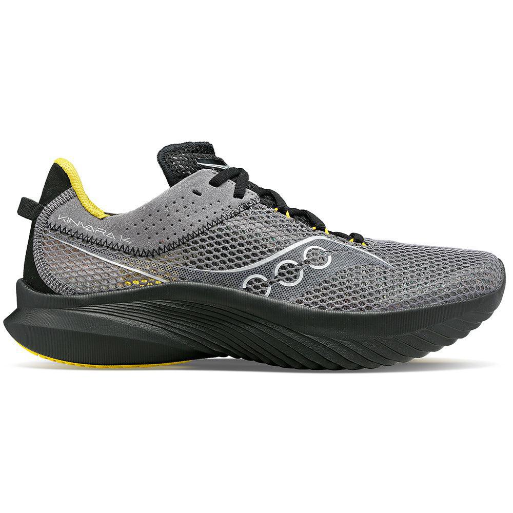 Men's Saucony Kinvara 14, Gravel/Black, 14 D Medium