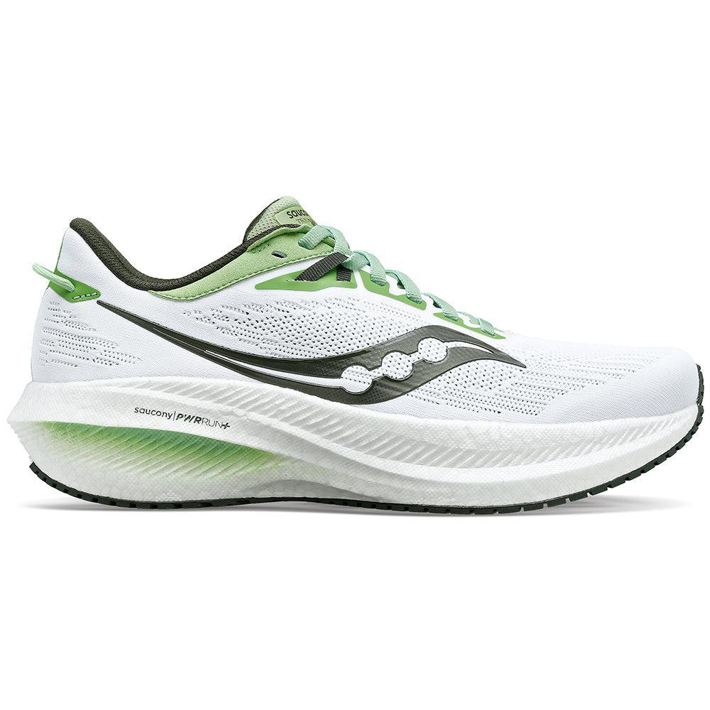 Men's Saucony Triumph 21, White/Umbra, 11 D Medium