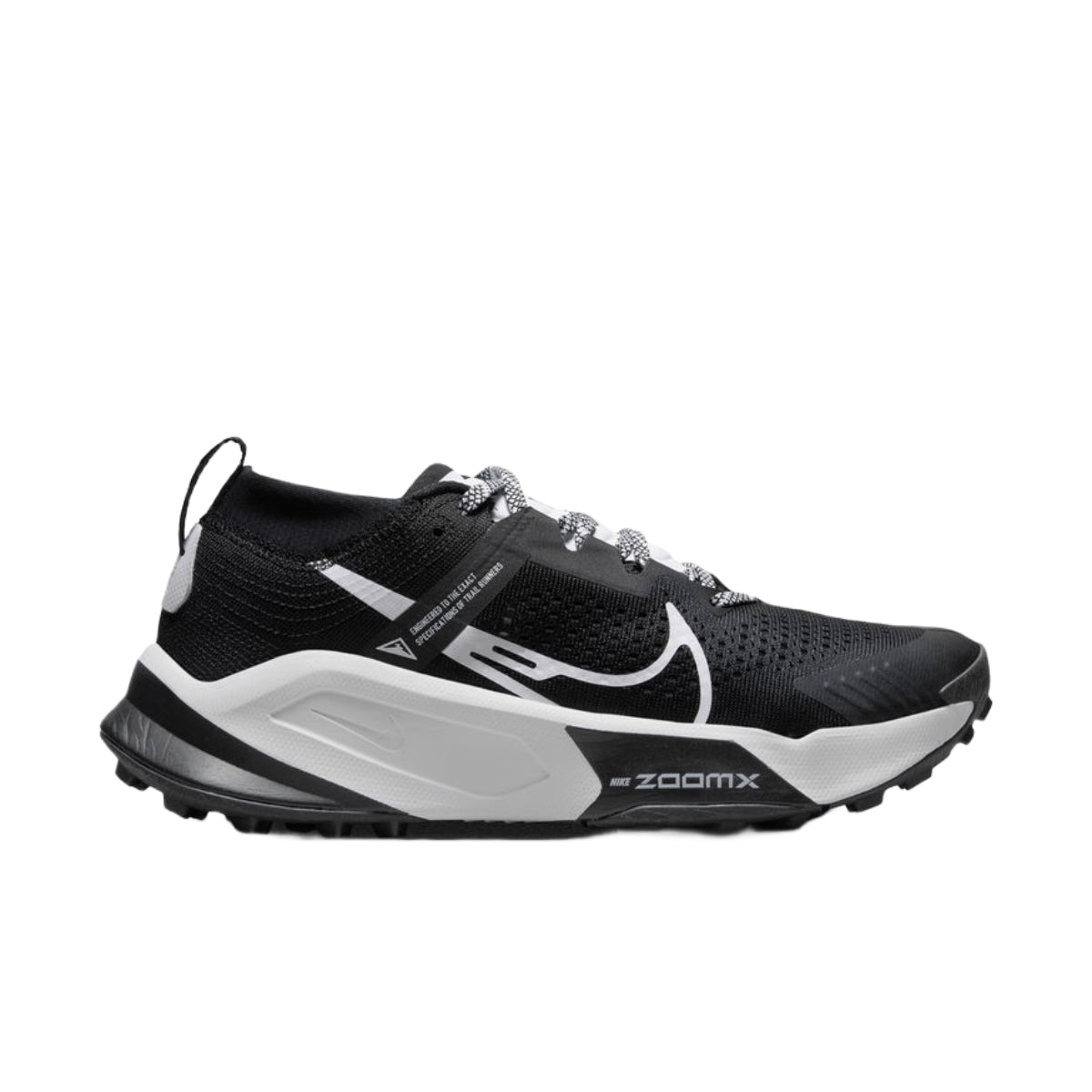 Women's Nike ZoomX Zegama Trail, Black/White, 7 B Medium