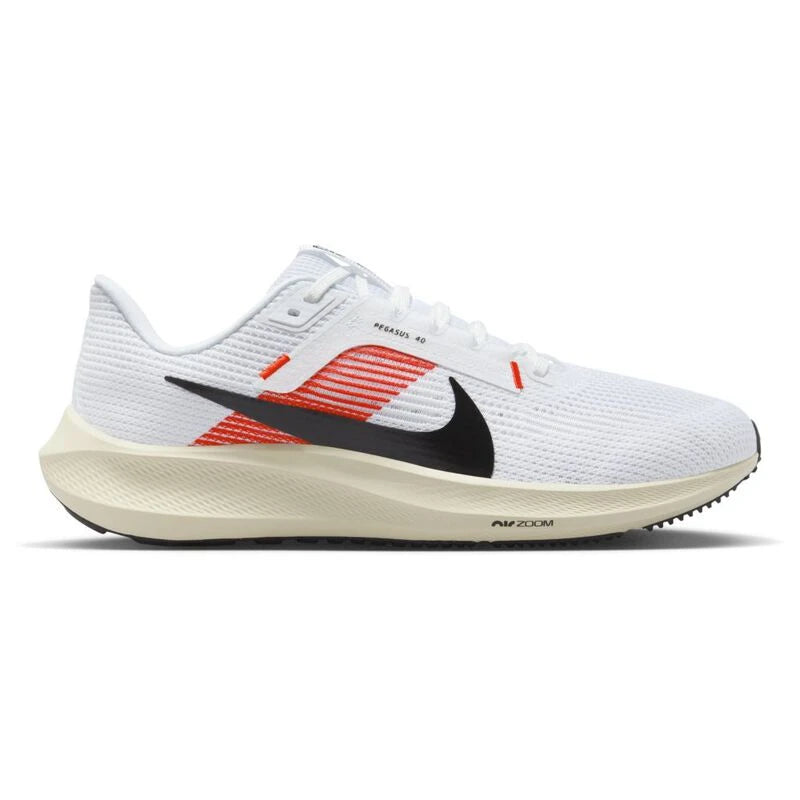 Men's Nike Pegasus 40 EK, White/Black-Chile Red, 11 D Medium