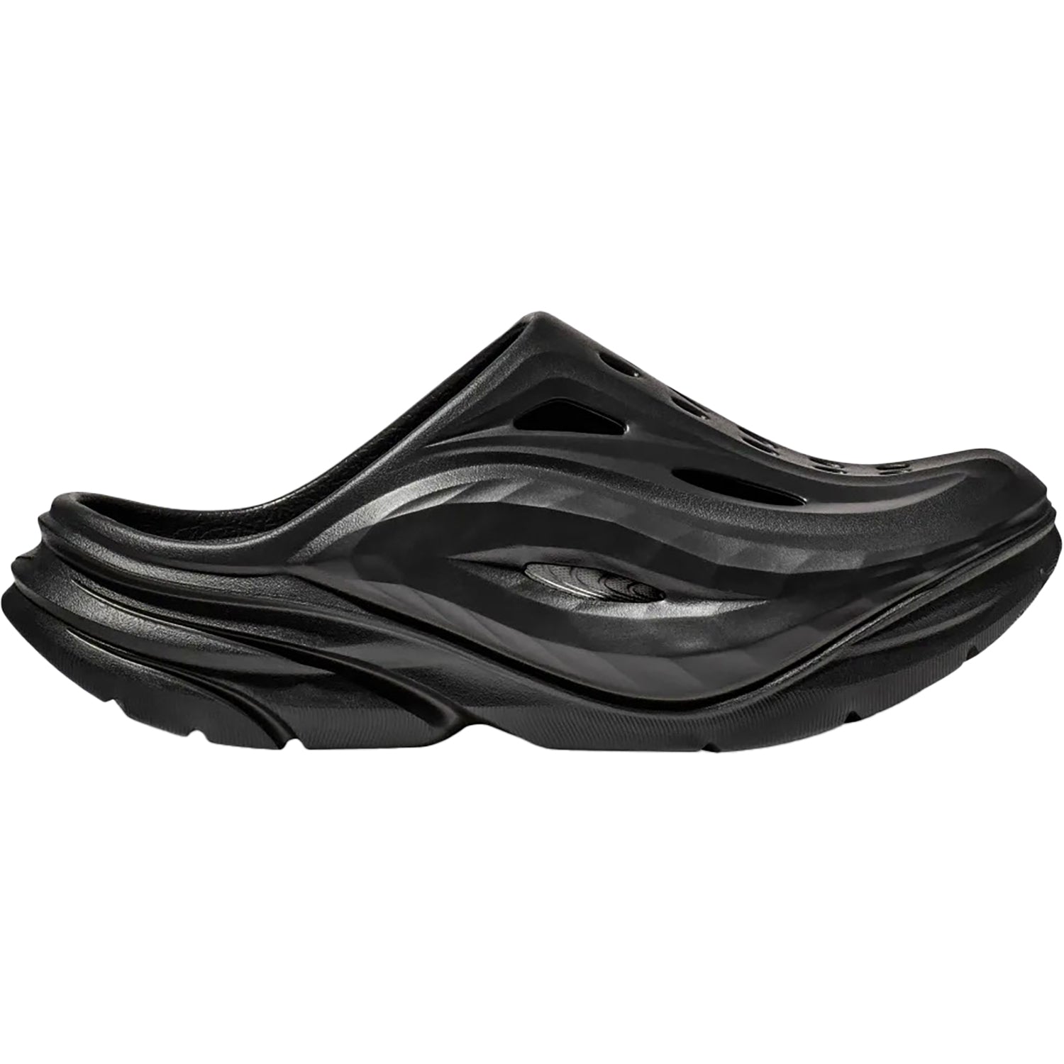 Women's Hoka Ora Recovery Mule, Black/Black, 8 B Medium