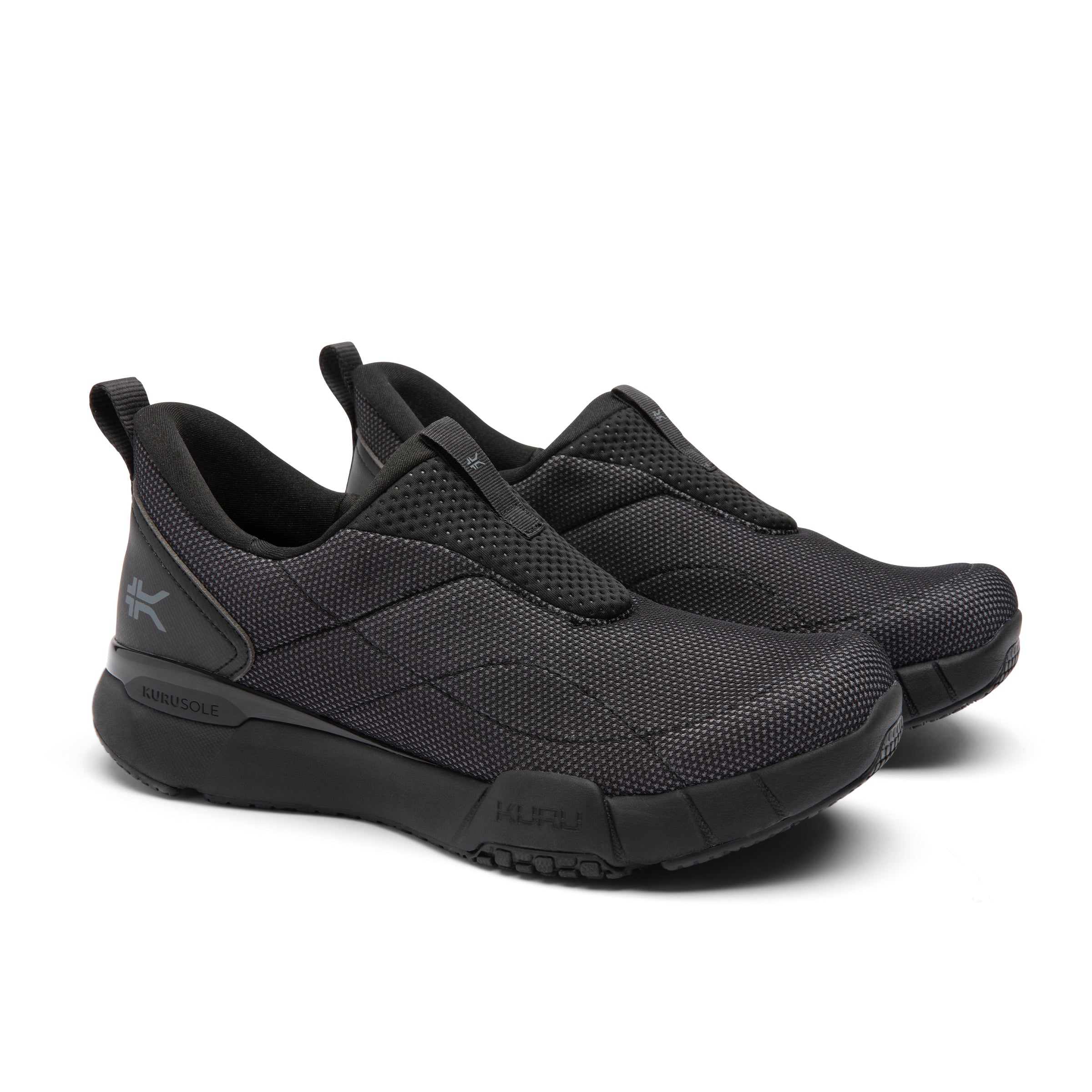 Men's KURU QUANTUM 2 Slip-On, Jet Black/Lead