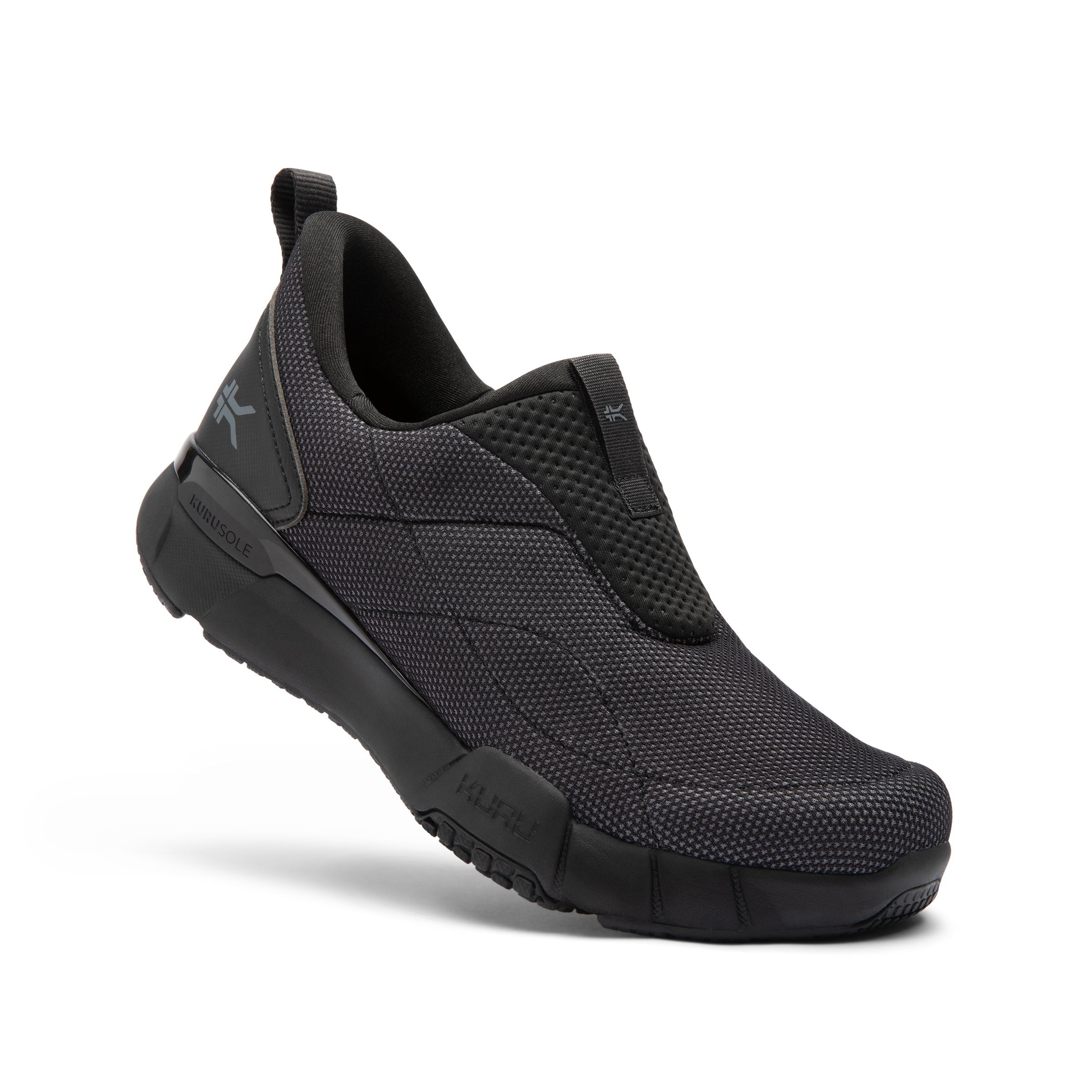 Men's KURU QUANTUM 2 Slip-On, Jet Black/Lead