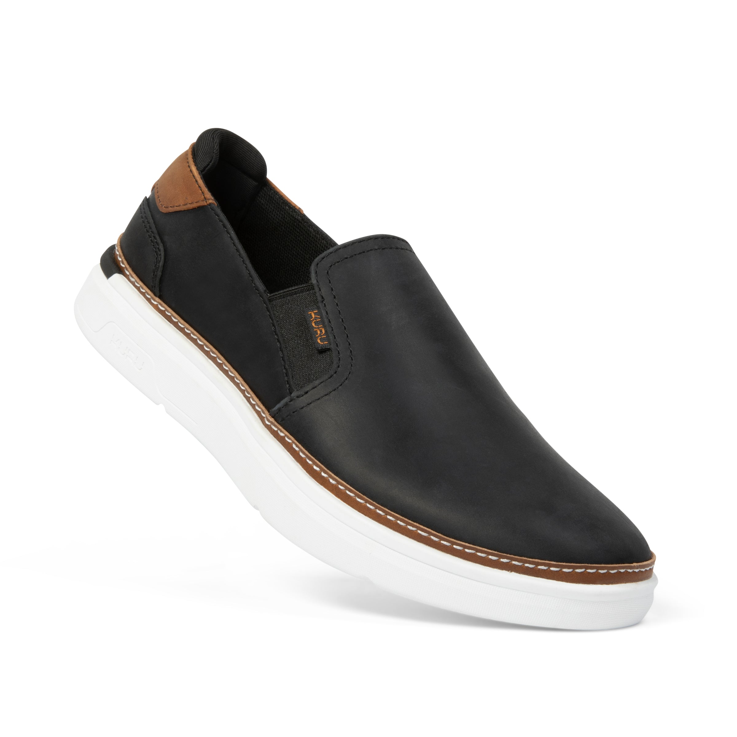 Women's KURU ROAM 2 Atla, Jet Black/Cognac