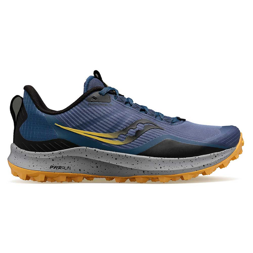 Women's Saucony Peregrine 12, Basin/Gold, 7 B Medium