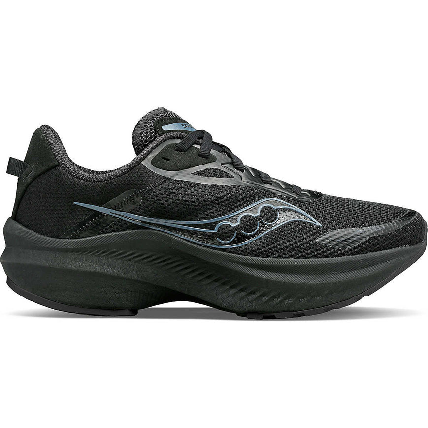 Men's Saucony Axon 3, Triple Black, 10 D Medium