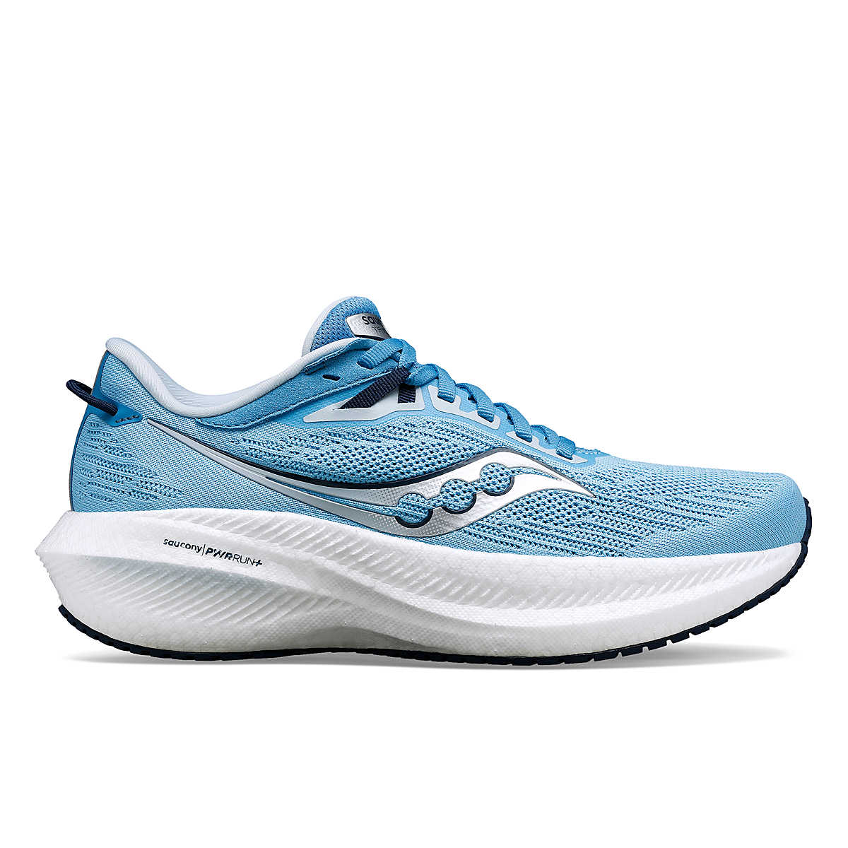 Women's Saucony Triumph 21, Breeze/Navy, 8.5 B Medium
