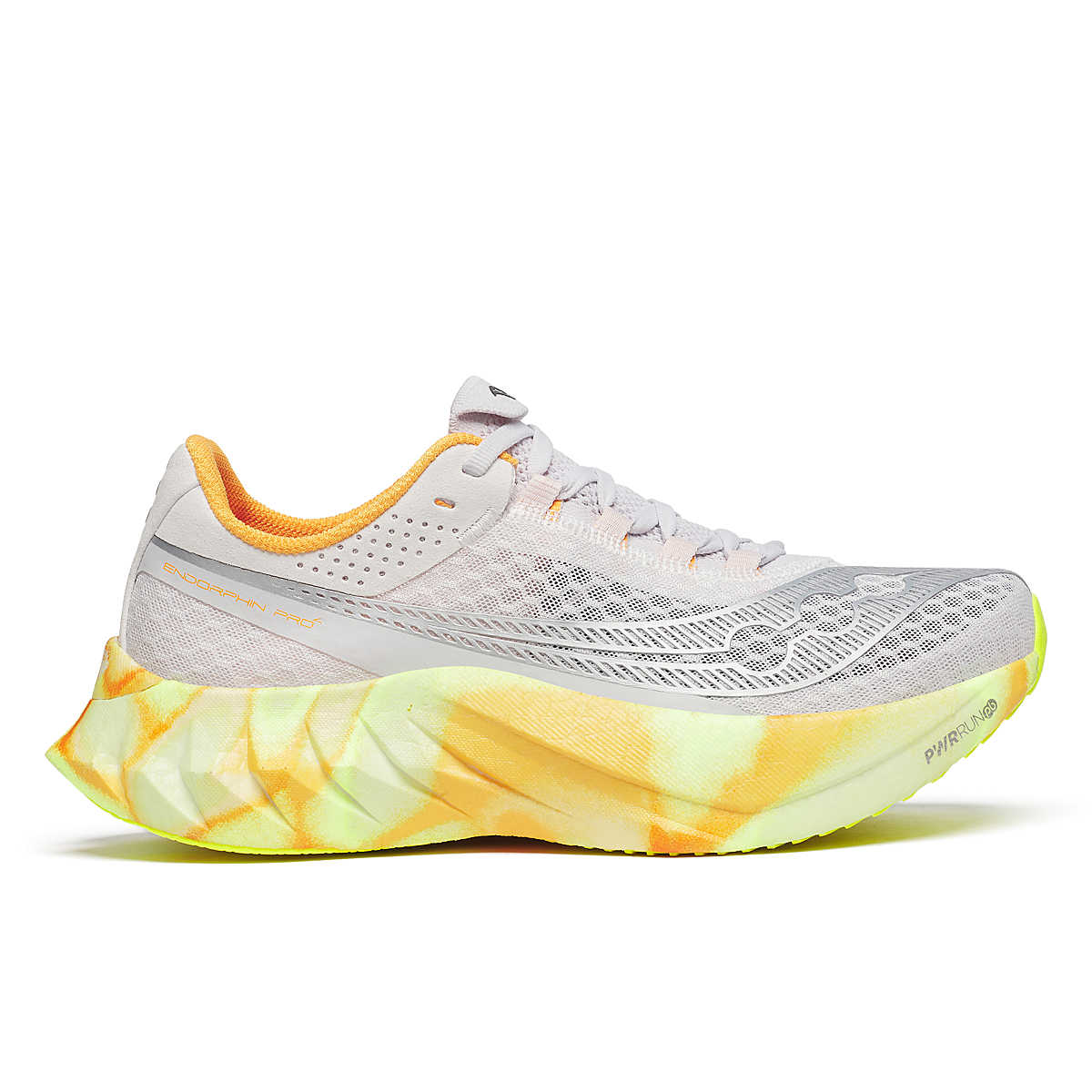 Women's Saucony Endorphin Pro 4, Fog/Peel, 8.5 B Medium