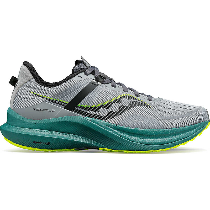Men's Saucony Tempus, Fossil/Moss, 11 2E Wide