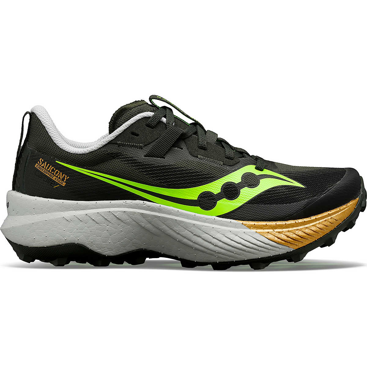 Women's Saucony Endorphin Edge, Umbra/Slime, 9.5 B Medium