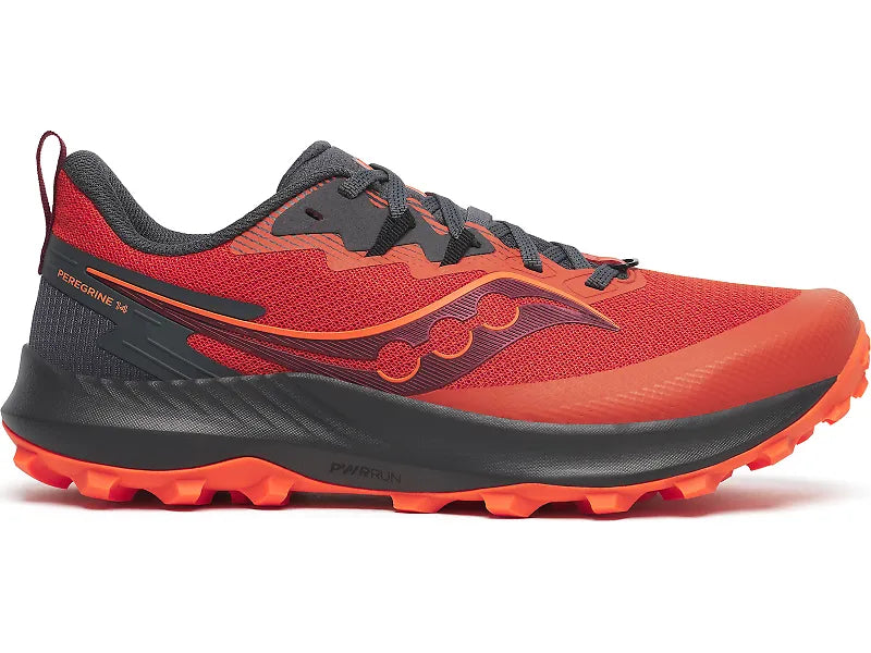 Men's Saucony Peregrine 14, Spice/Shadow, 8.5 D Medium