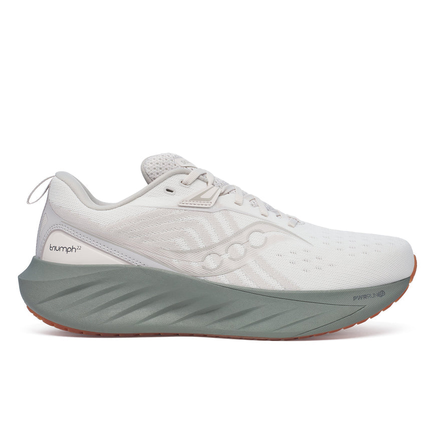 Men's Saucony Triumph 22, Moon/Bough, 10.5 D Medium