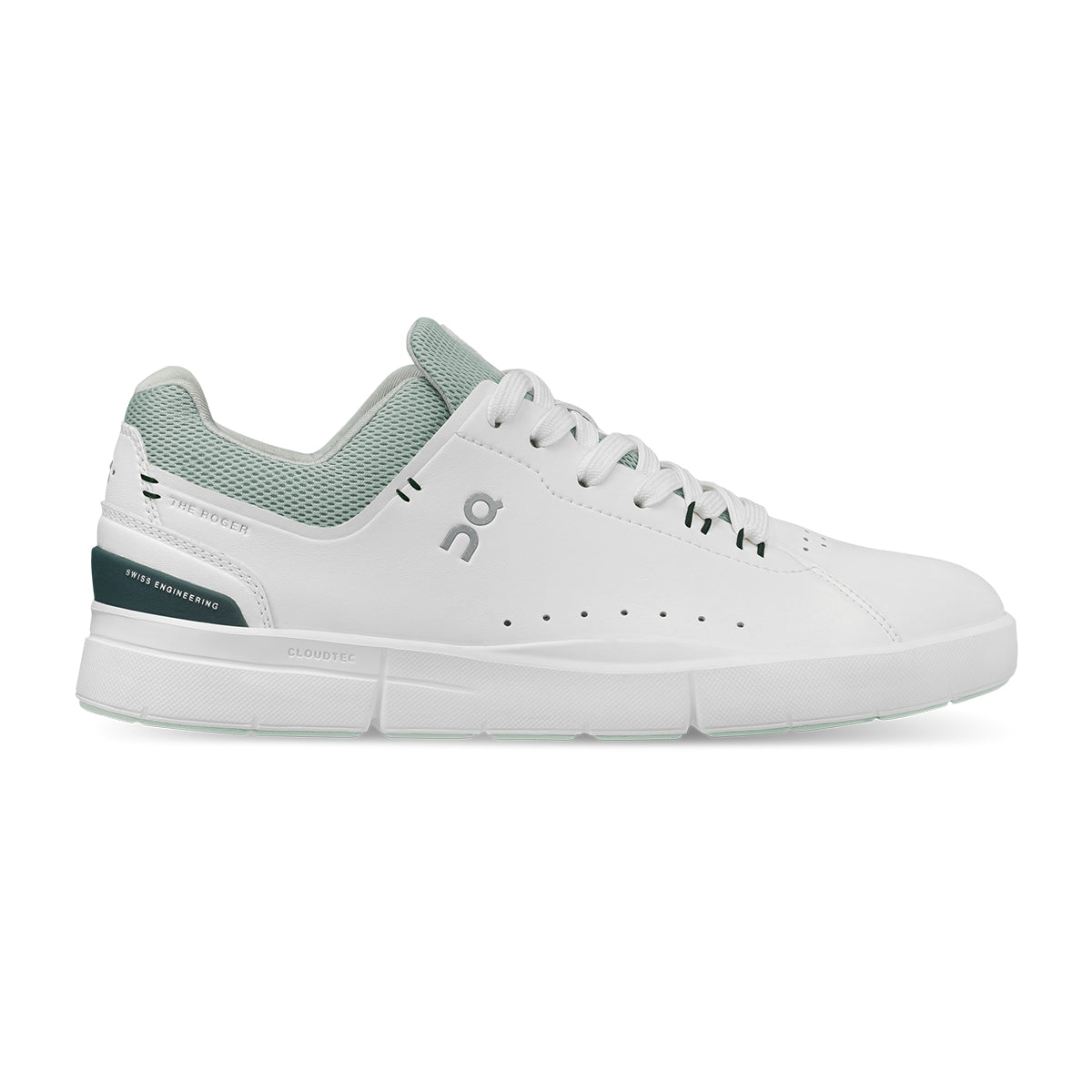 Men's On The Roger Advantage, White/Juniper, 12 D Medium