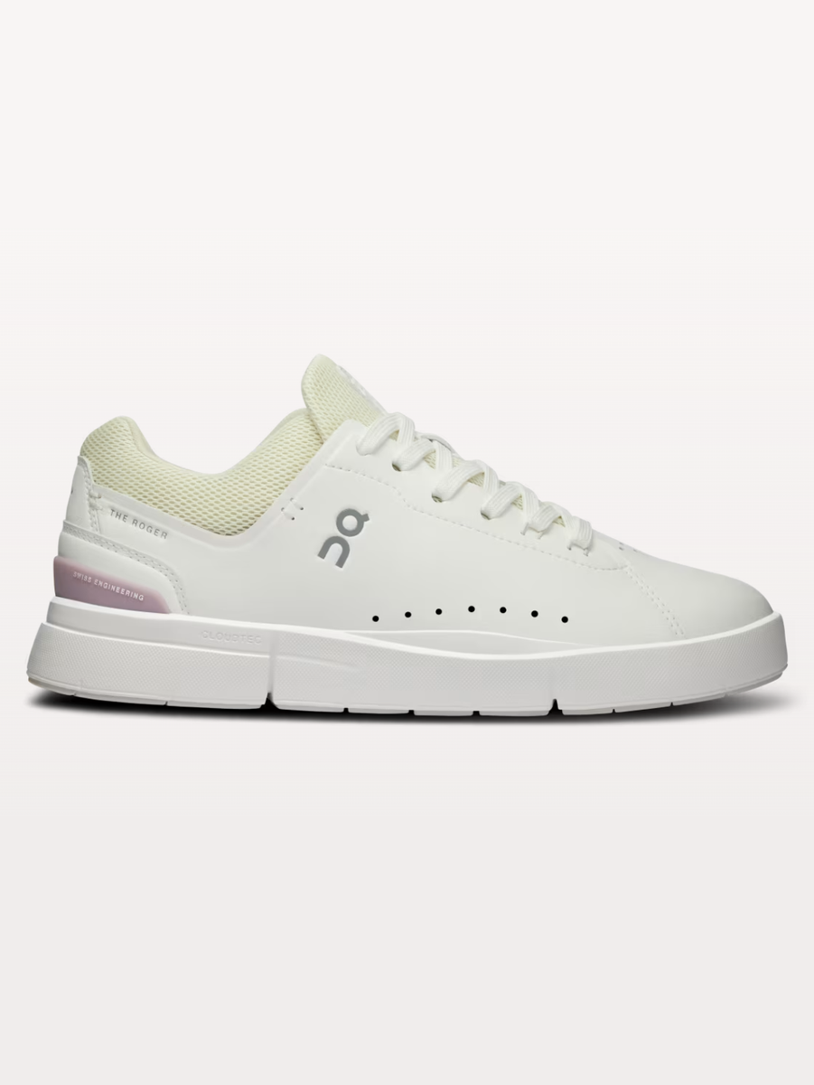 Women's On The Roger Advantage, White/Mauve, 5.5 B Medium