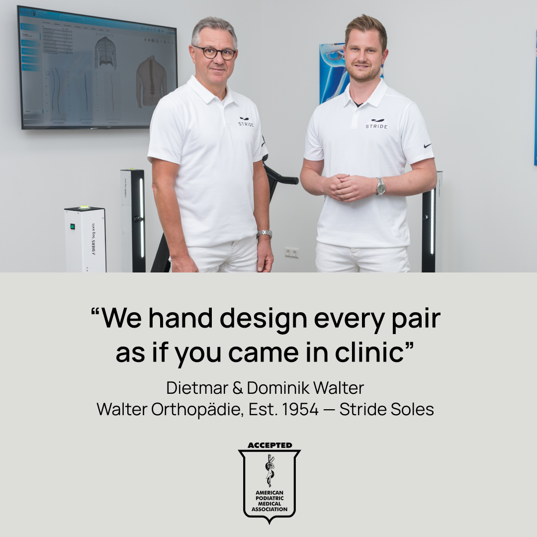 Stride Soles Custom Orthotics