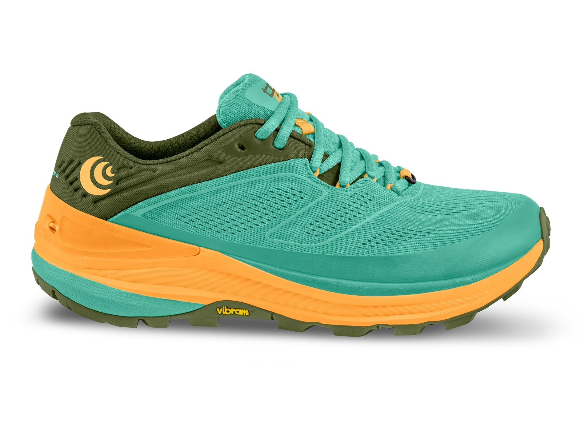 Women's Topo Athletic Ultraventure 2, Turquise/Gold, 7.5 B Medium