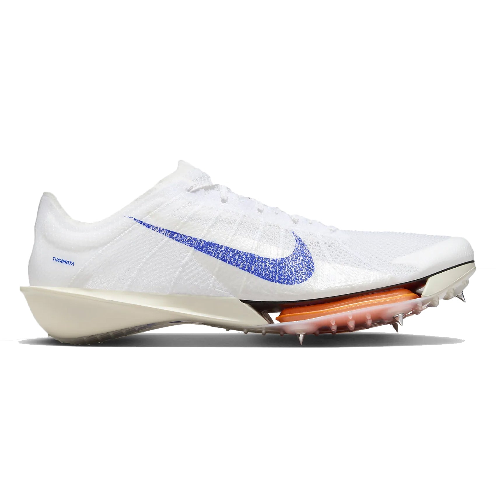 Side view on white background of Mens Nike Air Zoom Victory 2 FP running shoe in Multi-Color/Multi Color, Medium (Regular) width