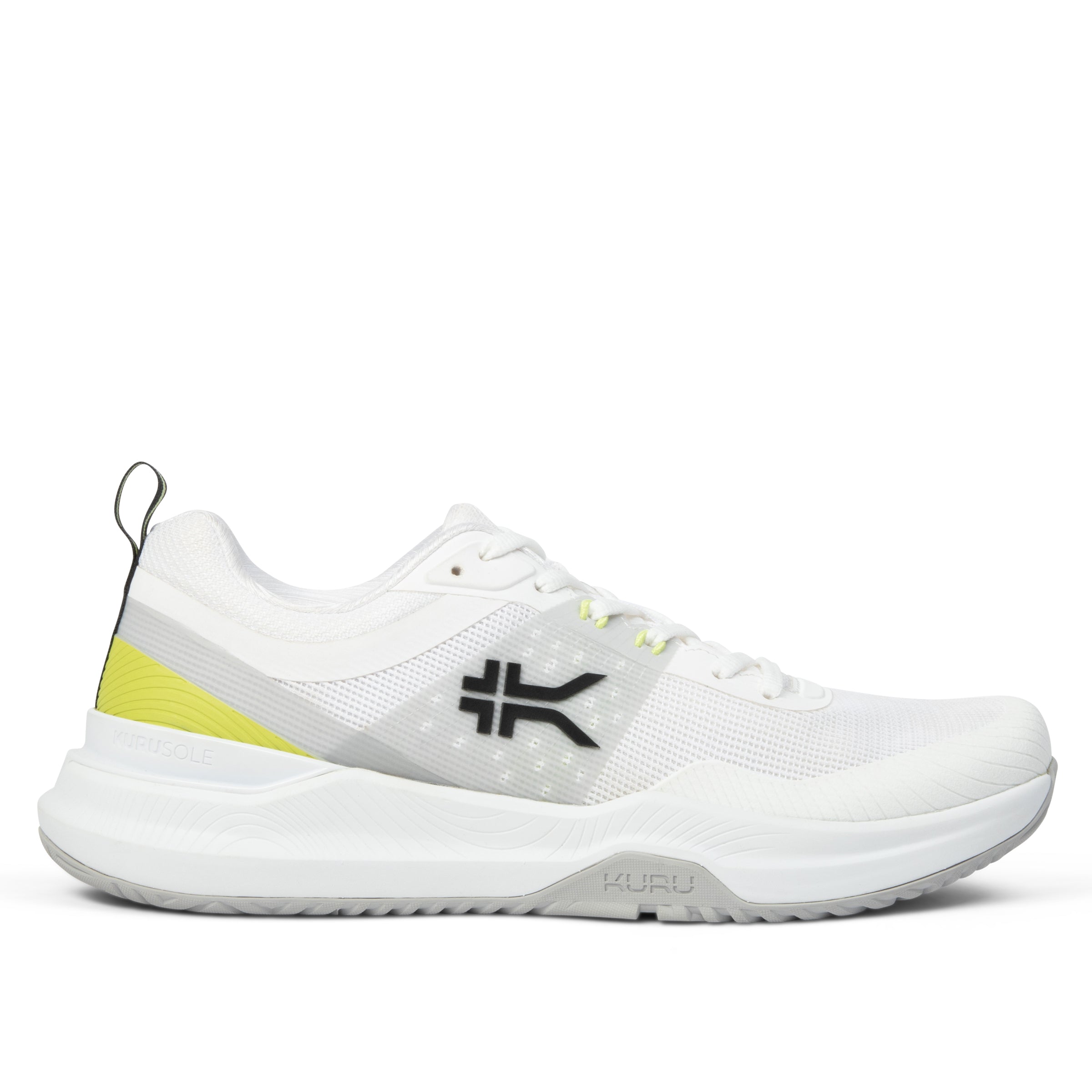 Men's KURU VELOCITY, Bright White/Limelight