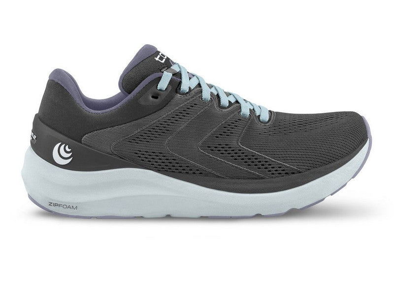 Women's Topo Athletic Phantom 2, Grey/Lilac, 9.5 B Medium