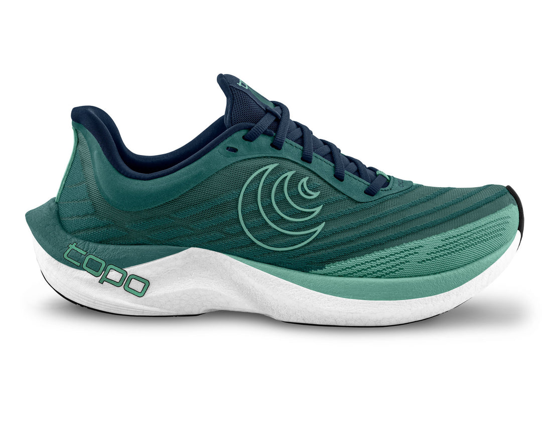 Women's Topo Athletic Cyclone 2, Ocean/Mint, 7.5 B Medium