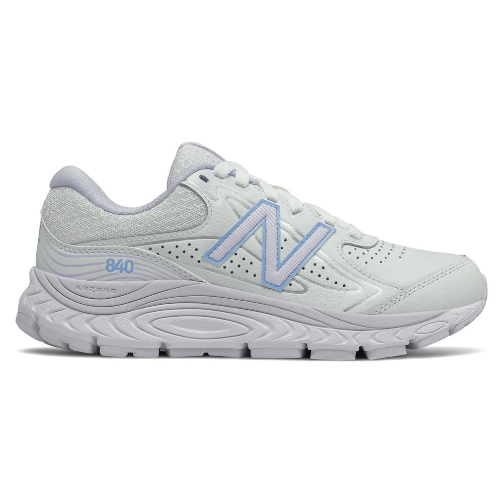 Women's New Balance 840v3, White/Silent Grey, 7 B Medium