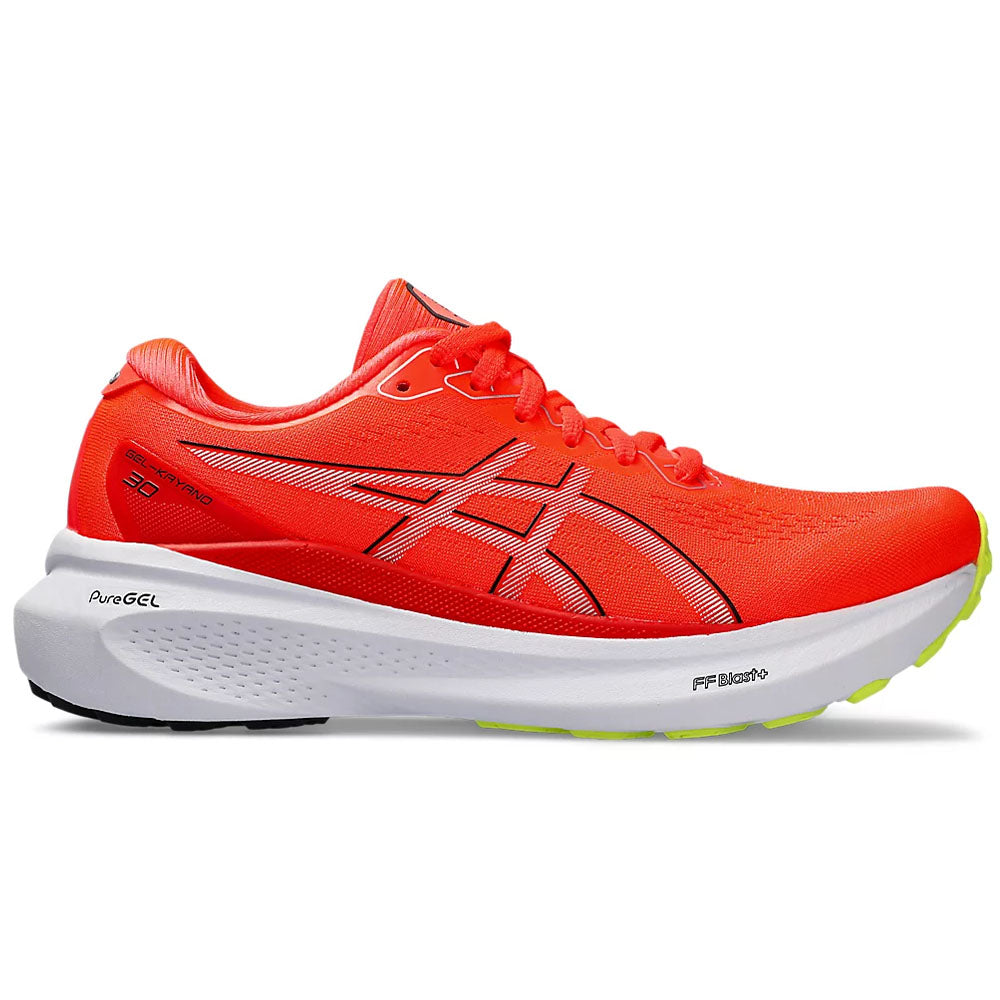 Women's Asics Gel-Kayano 30, Sunrise Red/Black, 7.5 B Medium