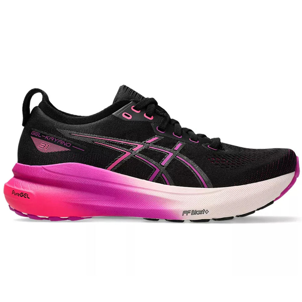 Women's Asics Gel-Kayano 31, Black/Bold Magenta, 10 B Medium