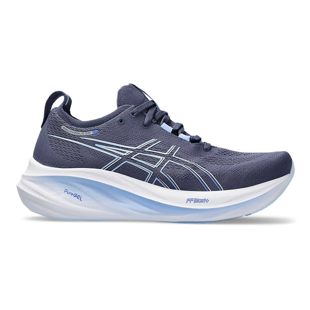 Women's Asics GEL-Nimbus 26, Thunder Blue/Sapphire, 8 B Medium