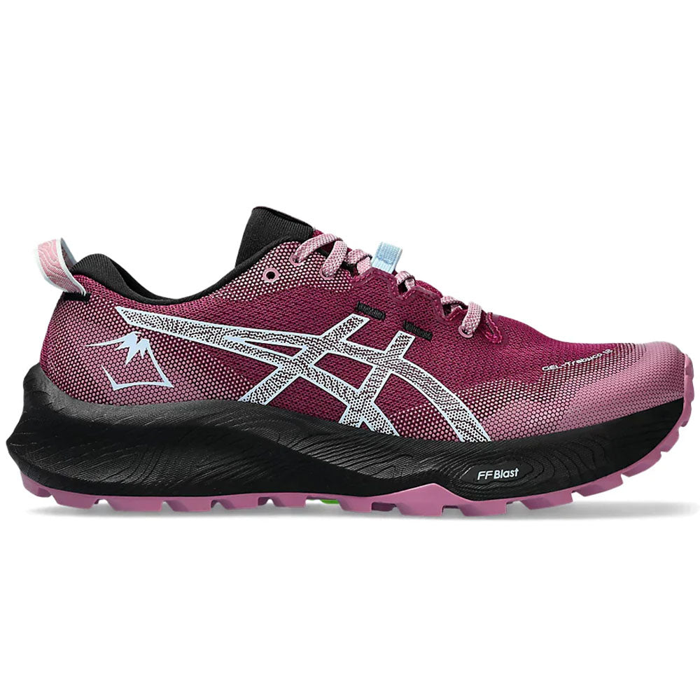 Women's Asics Gel-Trabuco 12, Blackberry/Light Blue, 9 B Medium