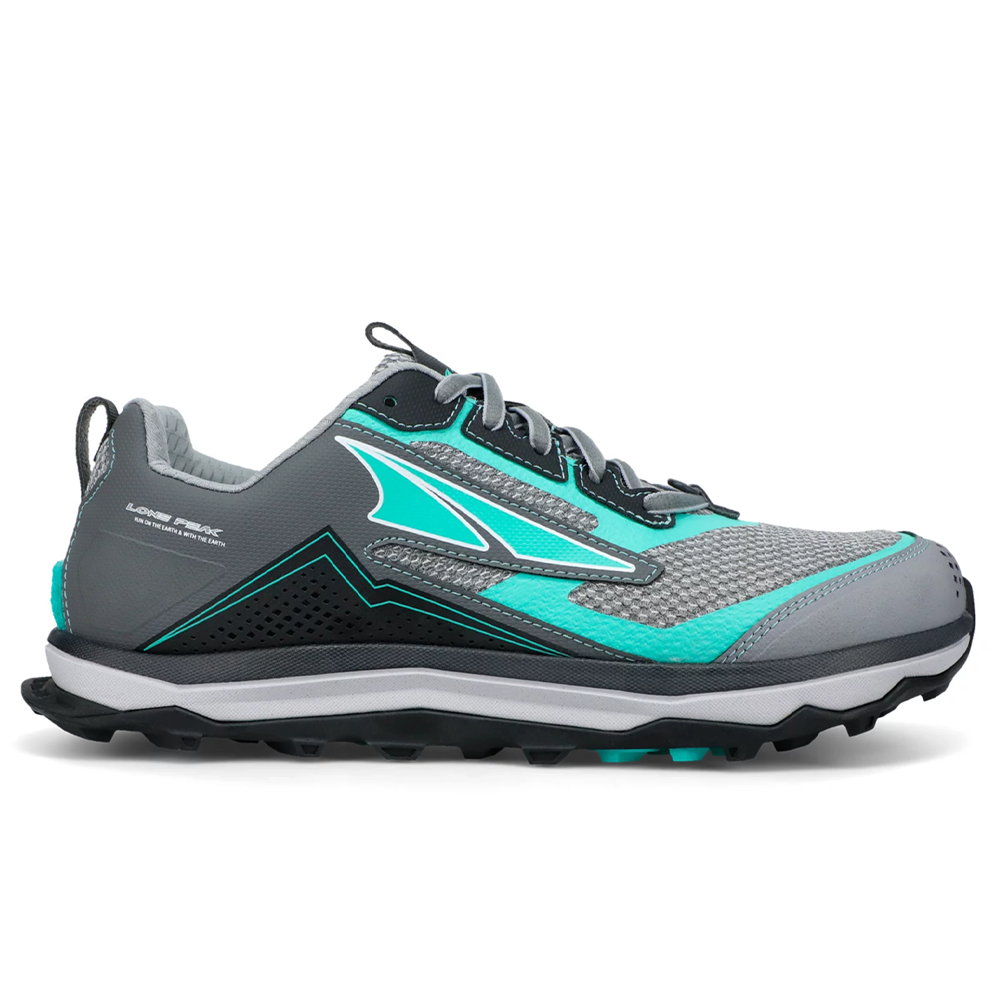 Women's Altra Lone Peak 5 SE, Gray/Teal, 7.5 B Medium