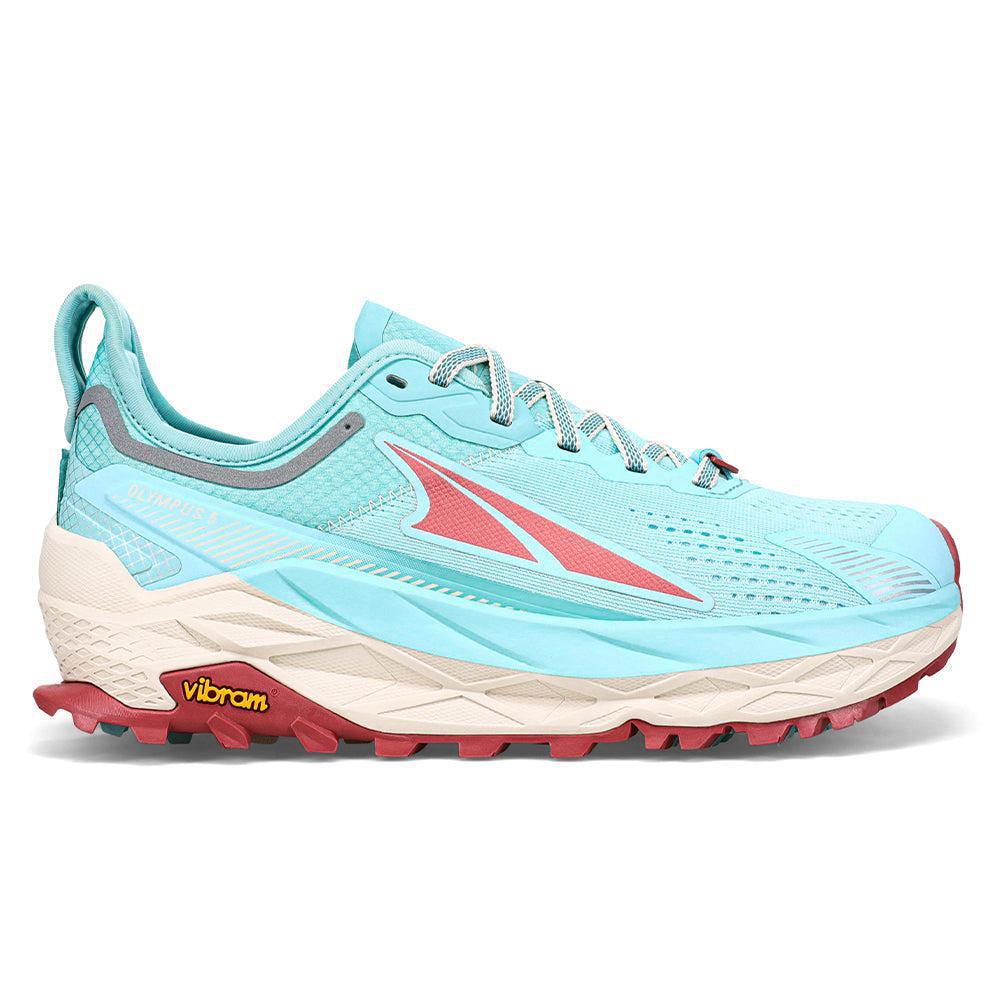 Women's Altra Olympus 5, Light Blue, 10 B Medium