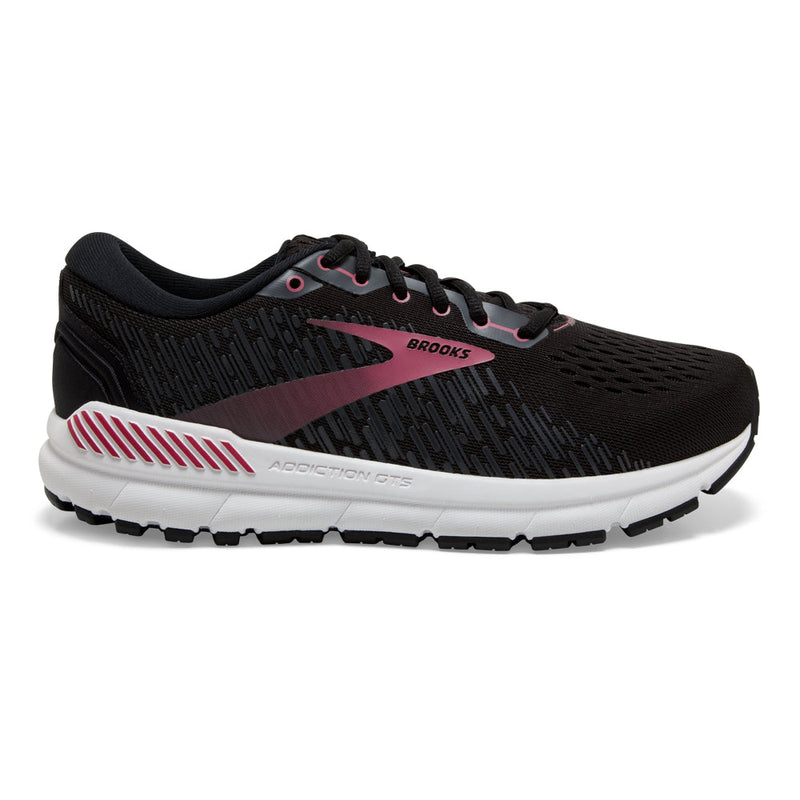 Women's Brooks Addiction GTS 15, Black/Ebony/Mauvewood, 10 B Medium