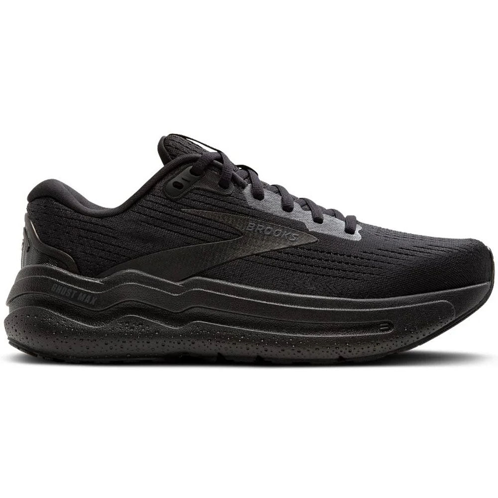 Women's Brooks Ghost Max 2, Black/Black/Ebony, 5 B Medium