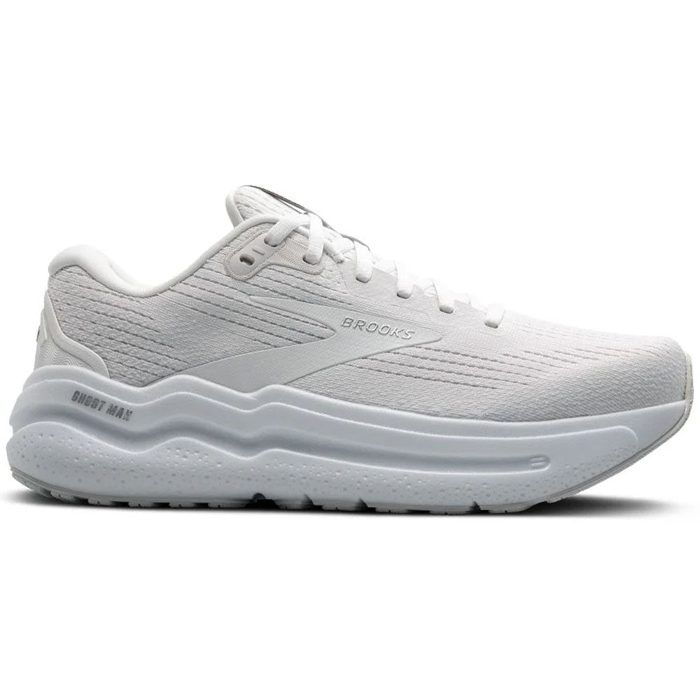 Women's Brooks Ghost Max 2, Bright White/Bright White, 6 B Medium