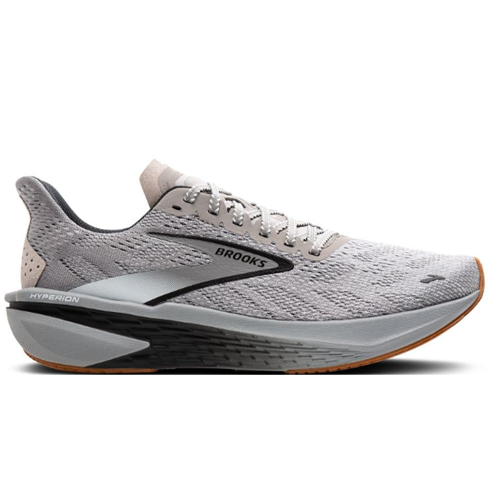 Women's Brooks Hyperion 2, Alloy/Bright White/Black, 12 B Medium