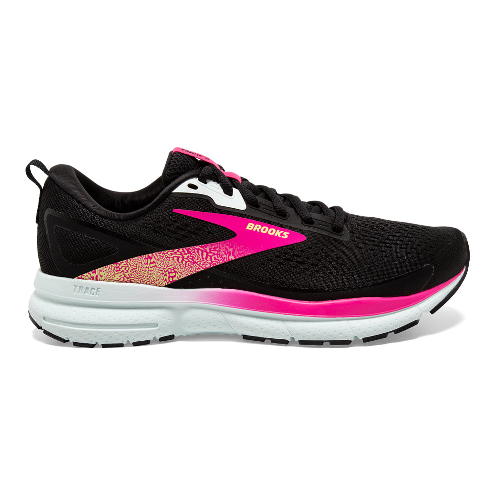 Women's Brooks Trace 3, Black/Blue/Pink Glo, 11 B Medium