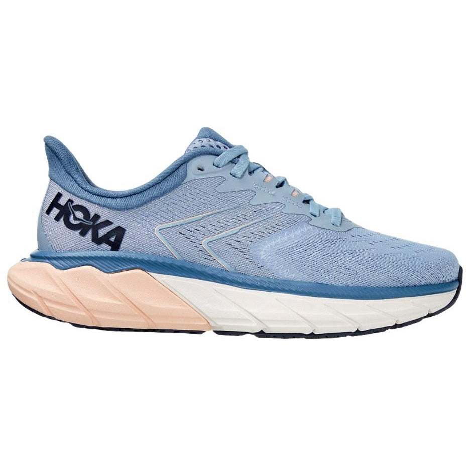 Women's Hoka Arahi 5, Blue Fog/Provincial Blue, 6 D Wide