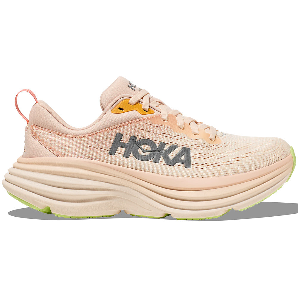Women's Hoka Bondi 8, Cream/Vanilla, 10 B Medium