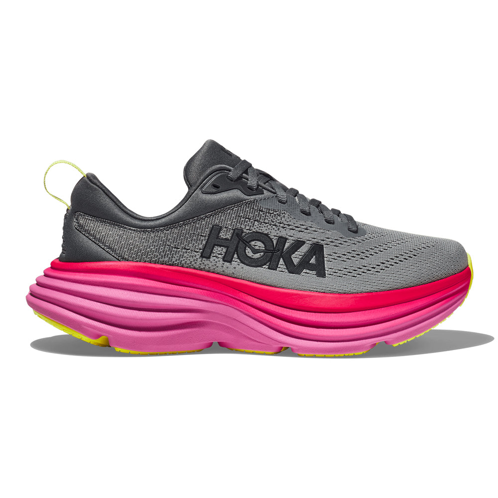 Women's Hoka Bondi 8, Castlerock/Strawberry, 5 B Medium