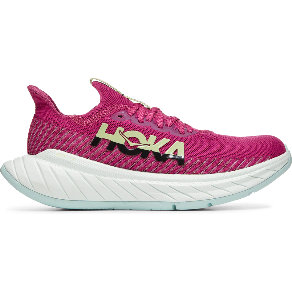 Women's Hoka Carbon X 3, Festival Fuchsia/Black, 9.5 B Medium