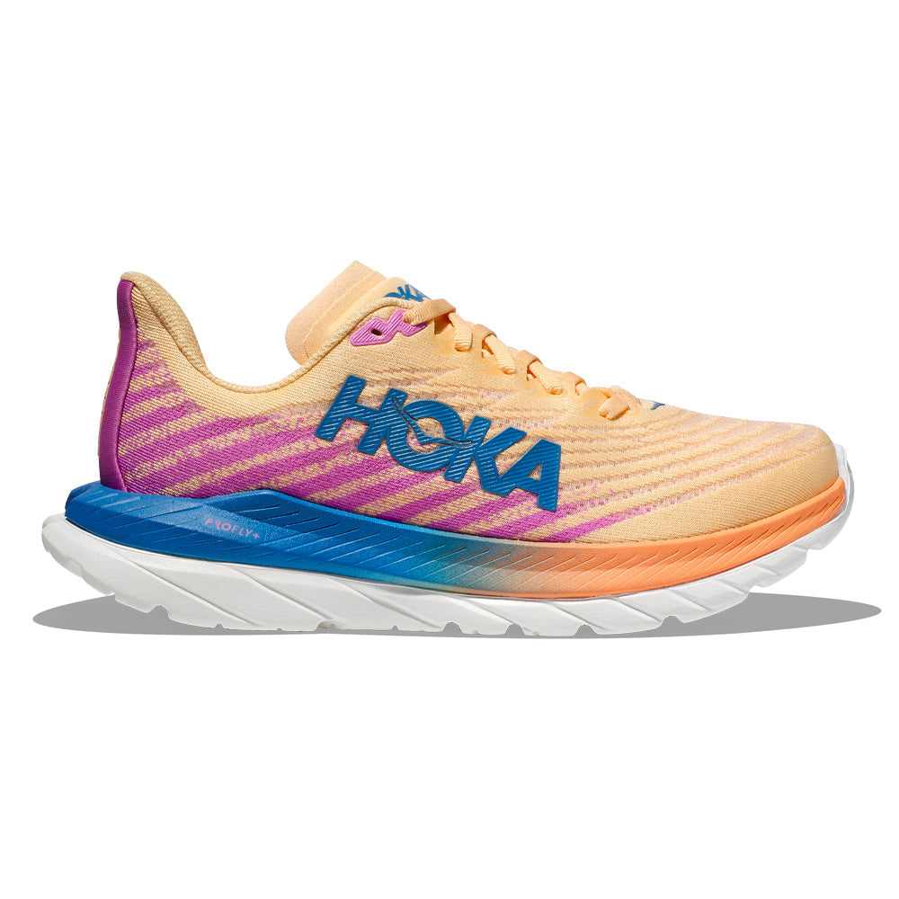 Women's Hoka Mach 5, Impala/Cyclamen, 7 B Medium