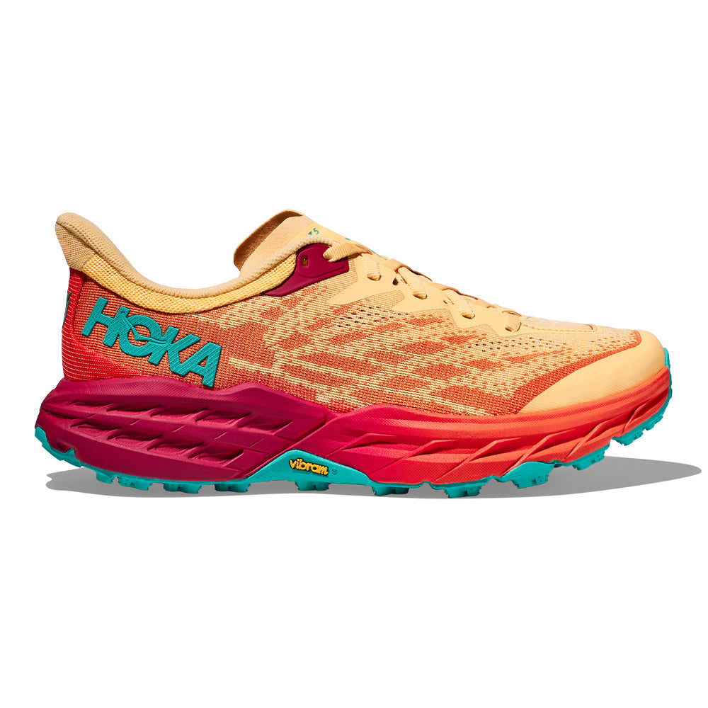 Women's Hoka Speedgoat 5, Impala/Flame, 9 B Medium