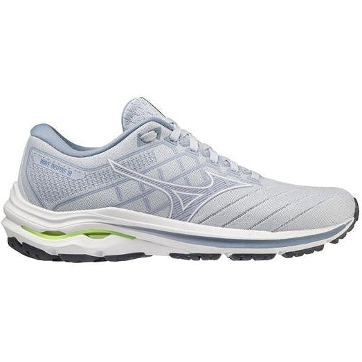 Women's Mizuno Wave Inspire 18, Heather/White, 9 B Medium
