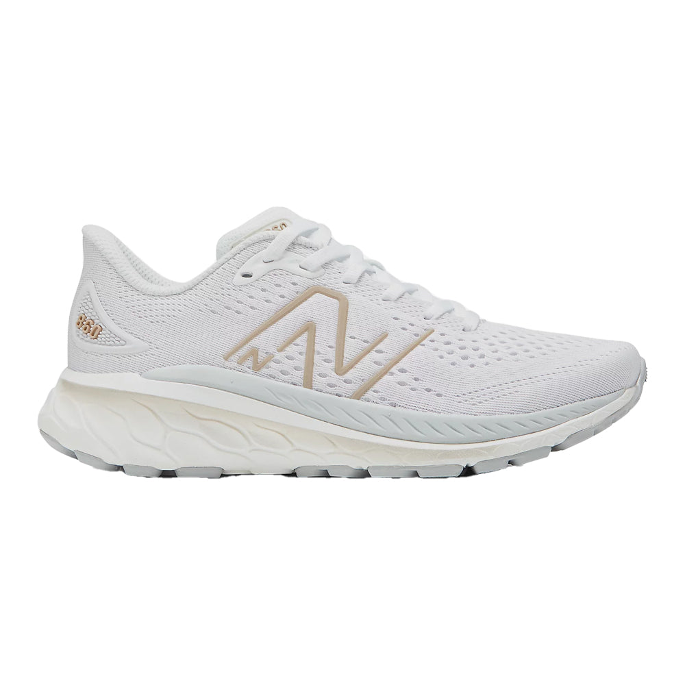 Women's New Balance Fresh Foam X 860v13, White, 10 B Medium