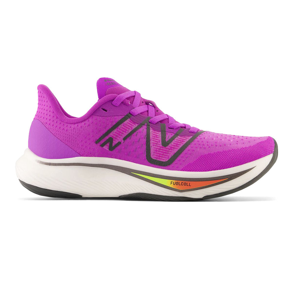 Women's New Balance FuelCell Rebel V3, Cosmic Rose/Blacktop, 9.5 B Medium