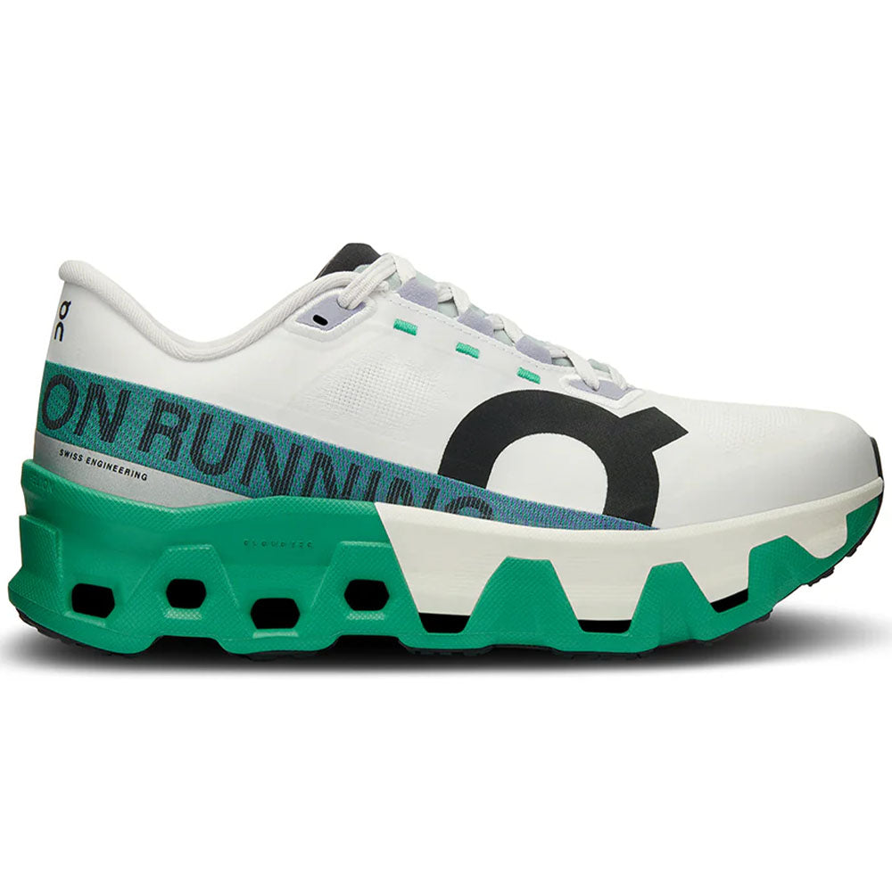 Women's On Cloudmonster Hyper, White/Mint, 7 B Medium