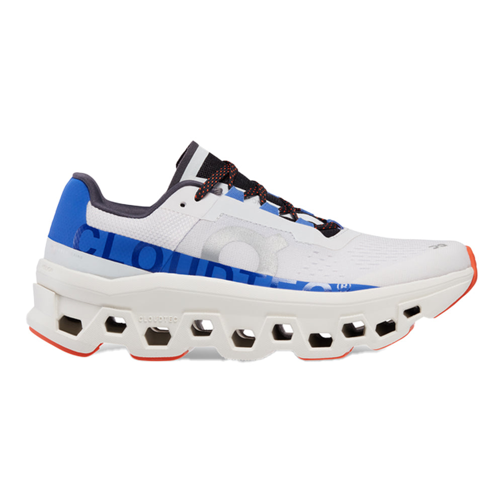 Women's On Cloudmonster, Frost/Cobalt, 10.5 B Medium